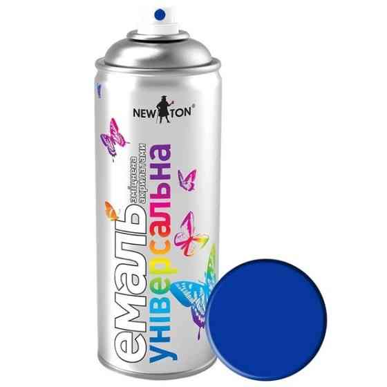 Емаль універсальна 400мл 5002 синій аерозоль NEW TON Житомир