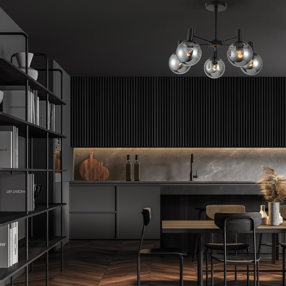 Накладний світильник Ardero BL1550-1 NEAPOL під лампу чорний Харьков - изображение 3