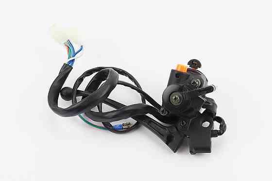 Блок кнопок на кермі лівий з важелем "підсмоктування" та гальма (під дзеркала М10) ЧОРНИЙ Киев