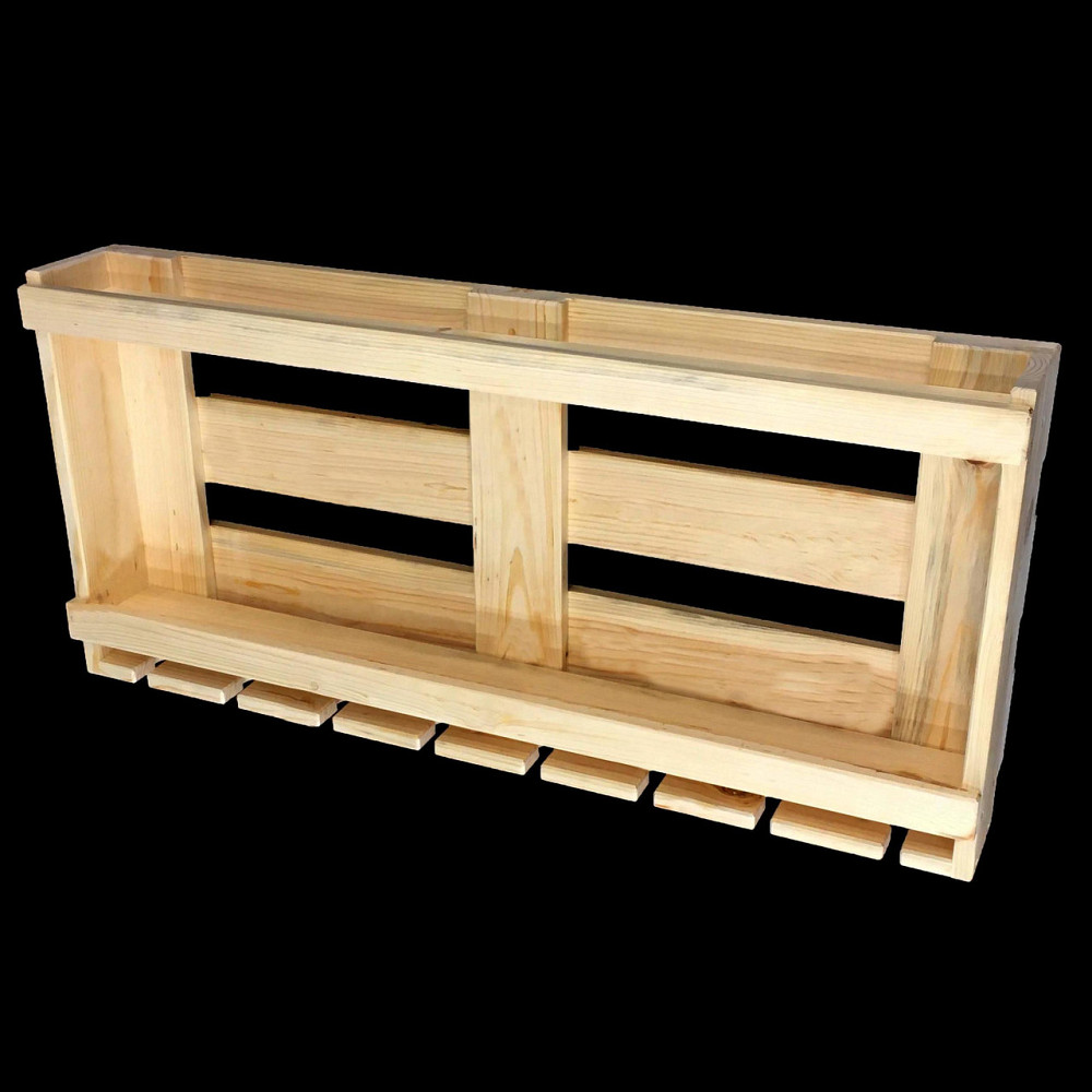 Настенная винная полка 