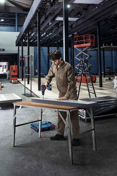 Професійний набір акумуляторного інструменту Bosch GSR 18V-50 + GDX 180-LI 5Ah : з АКБ 18V 5 Ah-3 шт, дриль-шурупокрут, гайкокрут Київ - фото 7