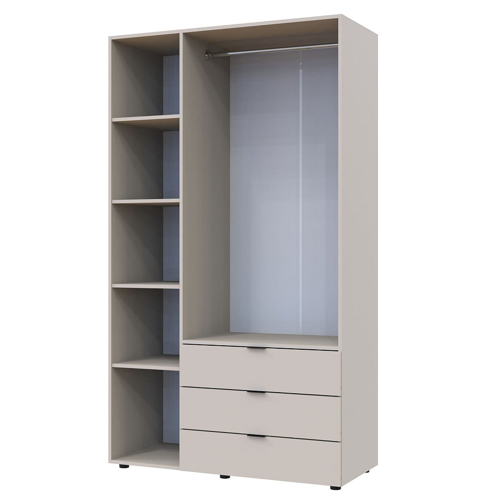 Шкаф распашной для одежды Doros Гелар 116,2х49,5х203,4 см Кашемир (DRS-011167) Львов - изображение 2