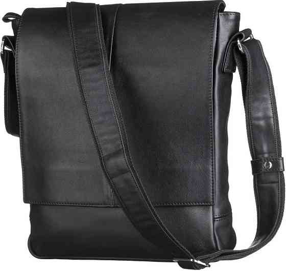 Сумка из натуральной кожи Черная (SHVIGEL) Киев