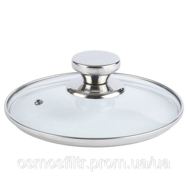 Каструля Axentia Brilliant Ø 16 см 1.8 л зі скляною кришкою нержавіюча сталь (135939) Київ - фото 4