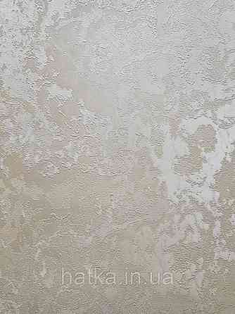 Шпалери вінілові на паперовій основі Sirpi Italian Silk 7 під венеціанську штукатурку пісочний сріблясті 3д Київ
