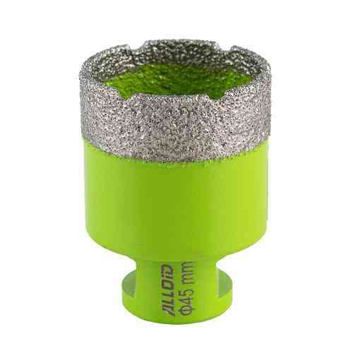 Свердло корончате алмазне по кераміці 45мм, для КШМ М14х2мм Alloid Одеса