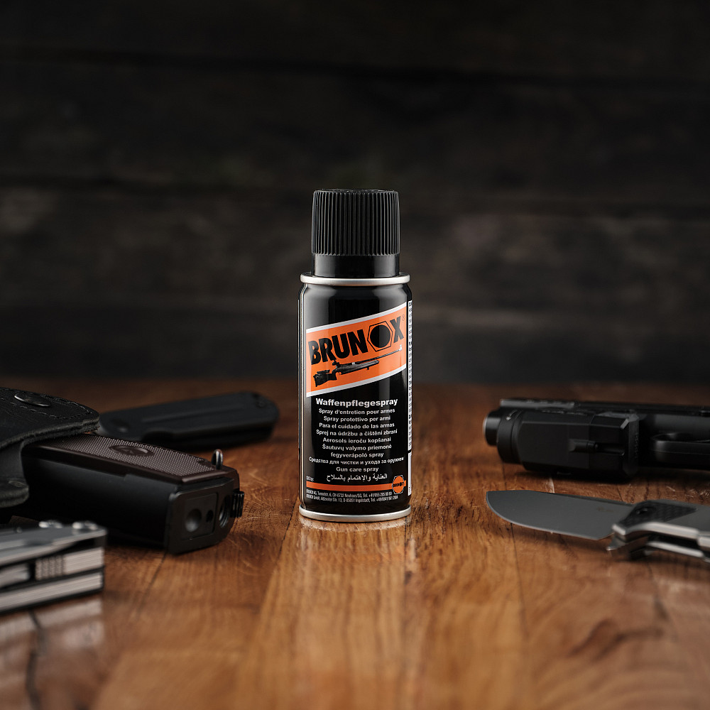 Антикорозійний захист і мастило для зброї, спрей Brunox Gun Care  100ml Київ - фото 2