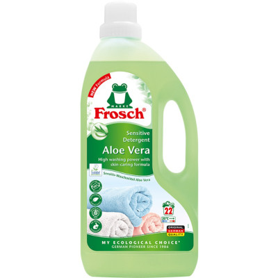 Гель для стирки Frosch Aloe Vera Sensitiv 1.5 л (4001499159510) Винница - изображение 2