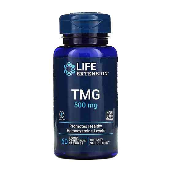 Триметилгліцин Life Extension TMG 500 mg 60 liquid vcaps Київ