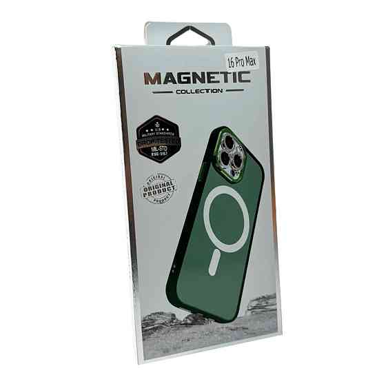 Чехол для iPhone 16 Pro Cosmic Magnetic Green Киев