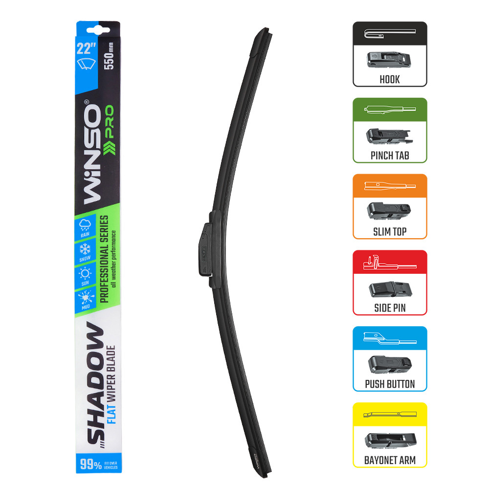 Безкаркасна щітка Winso Pro Shadow 22/550мм Львів - фото 3