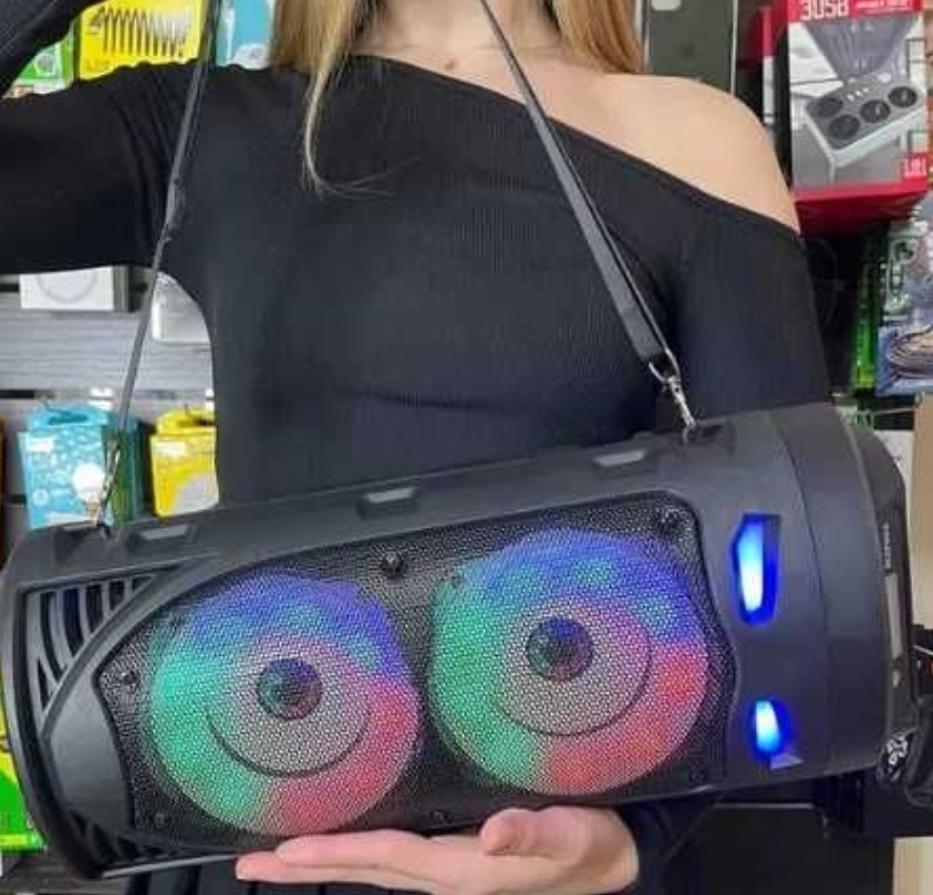 Колонка портативна для караоке, акустична система, сабвуфер, мікрофон. Київ - фото 5