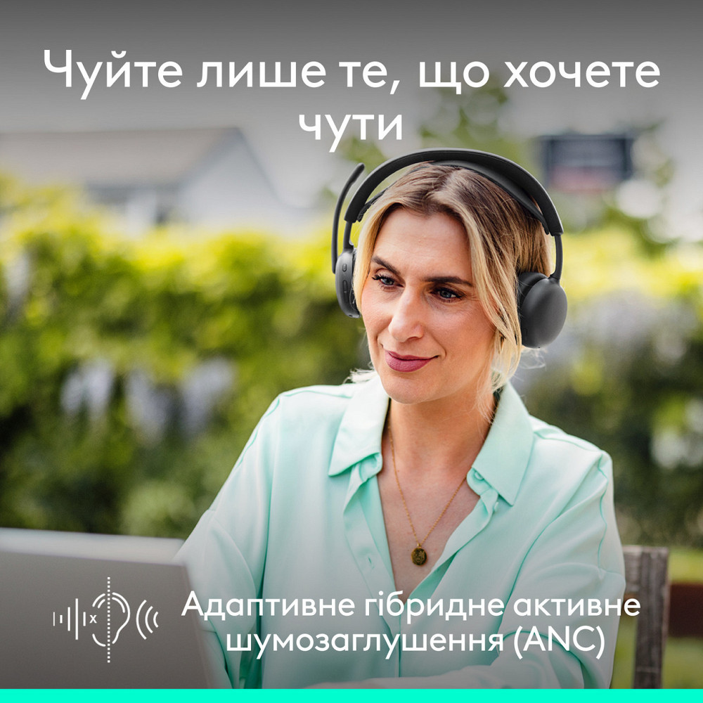 Bluetooth-гарнітура Logitech Zone Wireless 2 ES Graphite (981-001503) ( 19064 ) Харьков - изображение 2