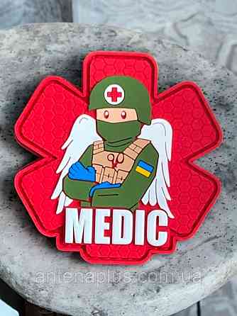 «Medic» красный шеврон \ патч Киев