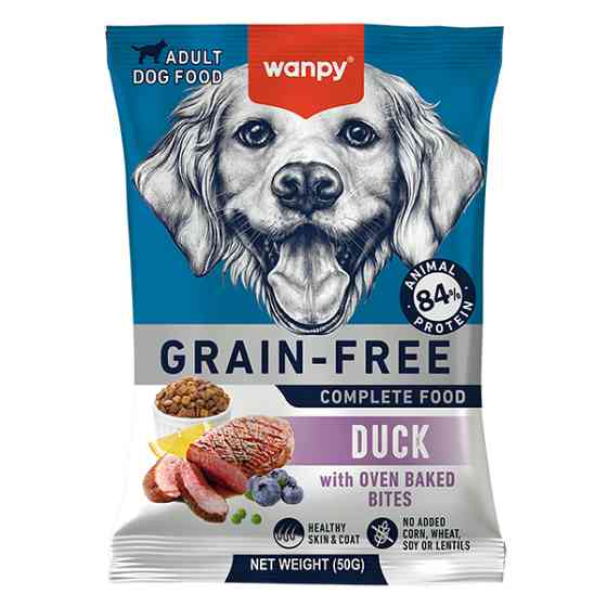 Wanpy Grain Free Duck ВАНПІ КАЧКА ДЛЯ СОБАК сухий беззерновий корм Київ