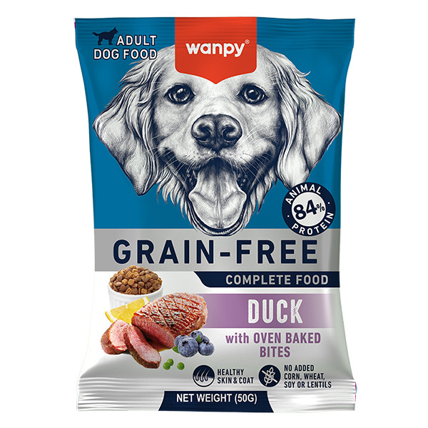 Wanpy Grain Free Duck ВАНПІ КАЧКА ДЛЯ СОБАК сухий беззерновий корм Київ - фото 1