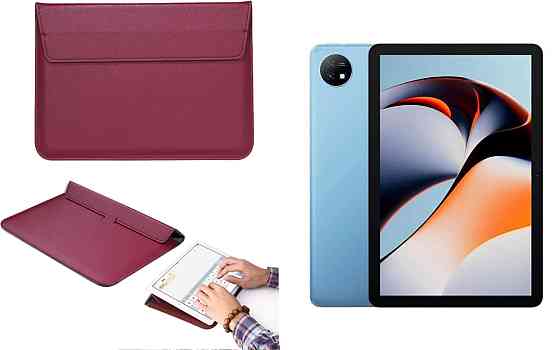 Чехол-конверт VitoCase для Blackview Oscal Pad 7, с функцией подставки для планшета Бордовый Киев