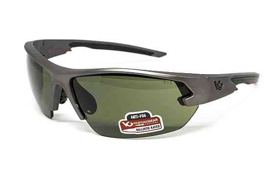 Захисні окуляри Venture Gear Tactical Semtex 2.0 Gun Metal (forest gray) Anti-Fog, чорно-зелені в оправі кольору "темний металік" Запоріжжя