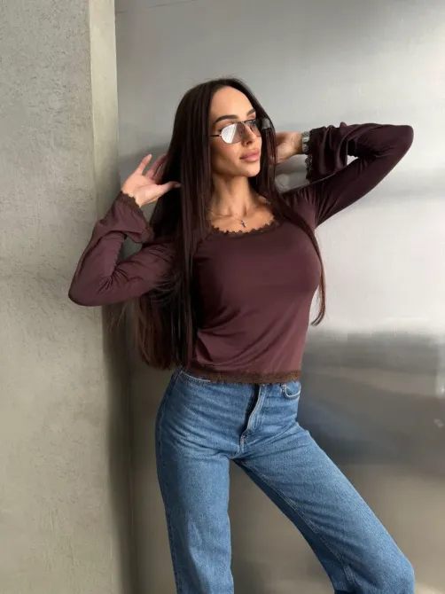 Женская блуза с кружевом Одесса - изображение 6