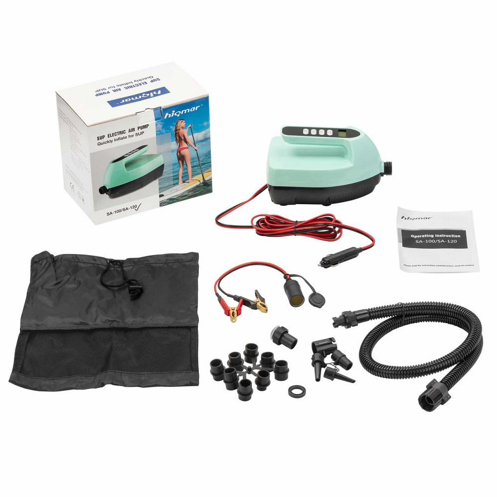 Электрический поршневой насос для SUP-досок и лодок Genovo Hiqmar SA120 (12V, 17.4 Psi) Киев - изображение 2