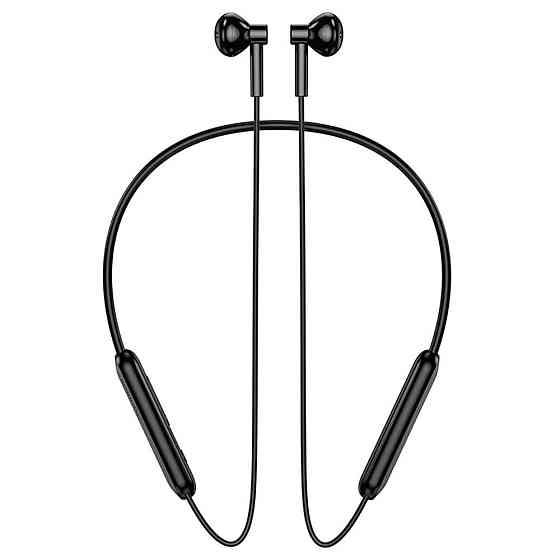 Беспроводные спортивные наушники BOROFONE BE70 Light neck-hanging BT earphones obsidian black Одесса