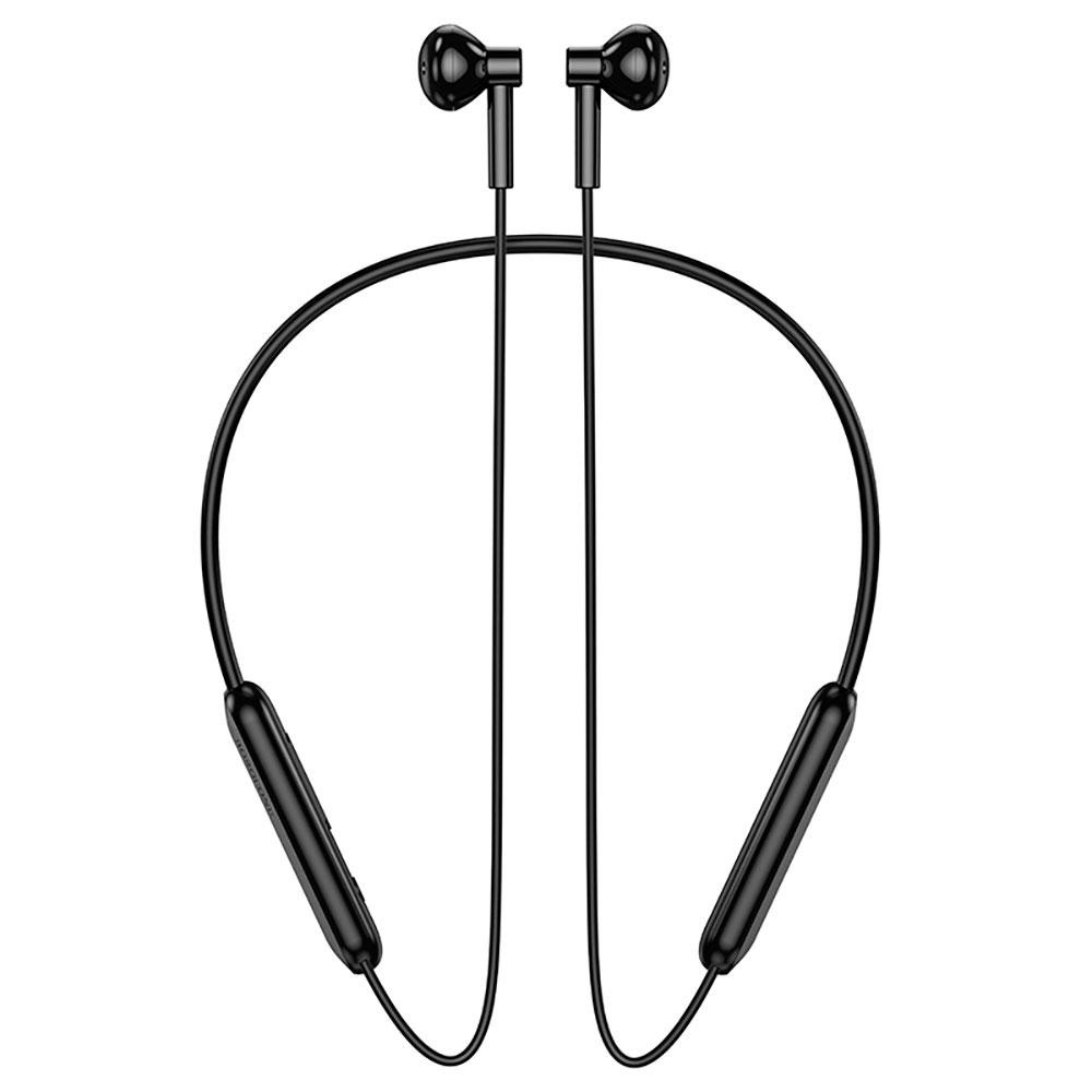 Беспроводные спортивные наушники BOROFONE BE70 Light neck-hanging BT earphones obsidian black Одесса - изображение 4