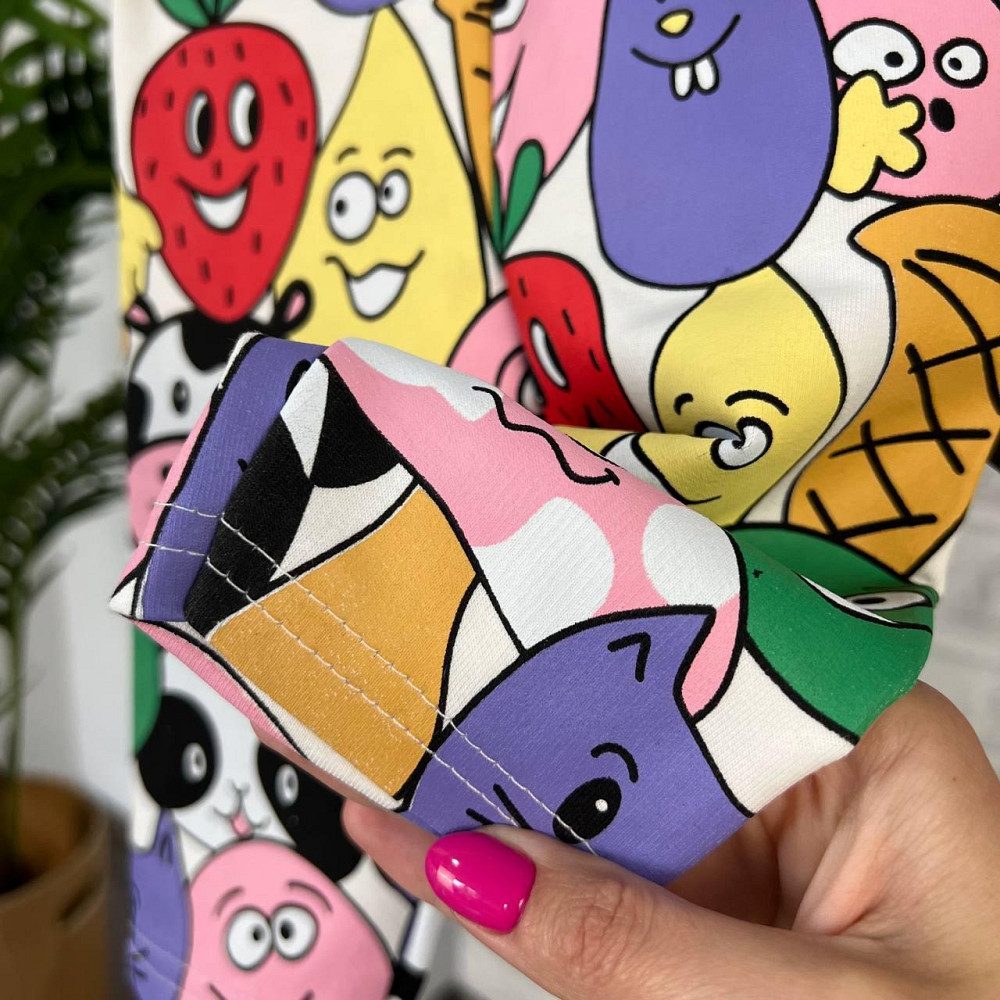 Дитячий Літній Костюм для Дівчинки Футболка та Велосипедки Туреччина 3-4 роки 98-104см пакунок малюка Киев - изображение 7