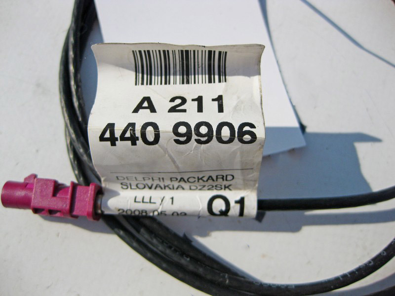 Mercedes-Benz  A2114409906 Джгут електропроводки від антени на даху до антенного розгалужувача в багажнику E-Class W211 CLS C219 Одеса - фото 3