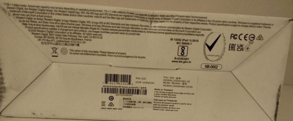 Жесткий диск Western Digital Elements 4TB WDBU6Y0040BBK-WESN 2.5 USB. Киев - изображение 2