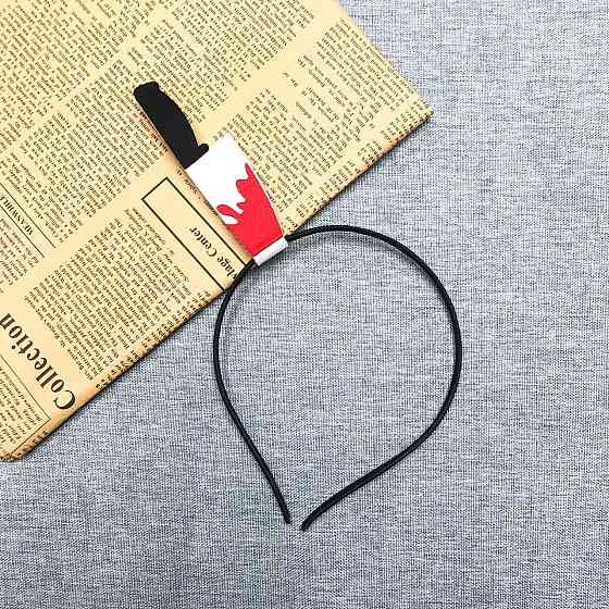 Обруч на Хэллоуин Нож one size разноцветный Киев