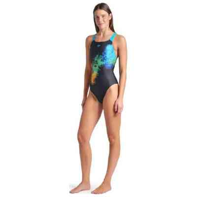 Купальник Arena Vibrant Swimsuit Swim Pro Back 008936-580 Чорний 38 (3468337504832) Винница