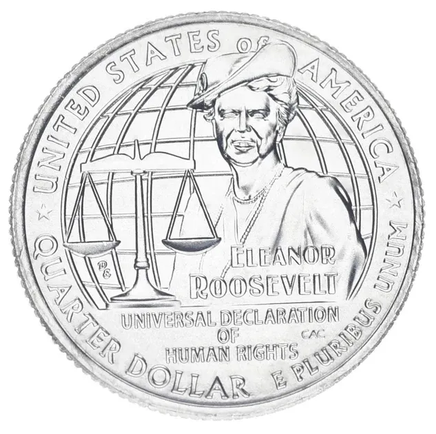 США 25 млн 2023 Елеонора Рузвельт — Американські Жінки, 8 монета UNC Полтава - фото 1