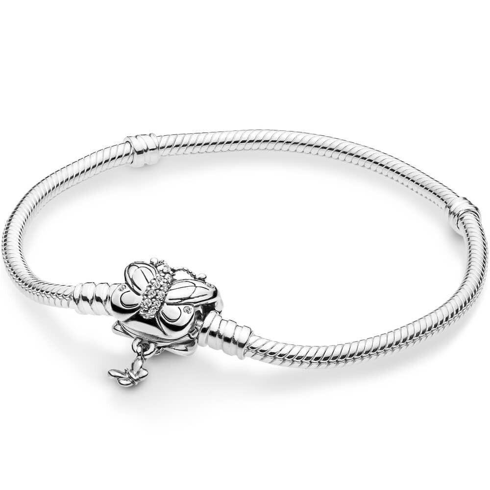 Срібний браслет для намистин Пандора "Метелик" 597929CZ MasterSem Київ - фото 1