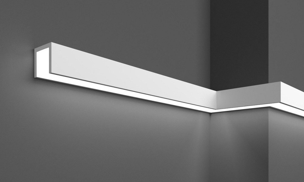 Карниз полимерный для LED освещения Grand Décor KH 901 Днепр - изображение 5