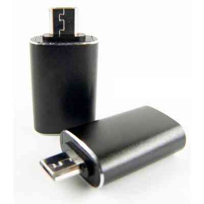 Переходник OTG USB - Micro-USB black Dengos (ADP-017) Винница