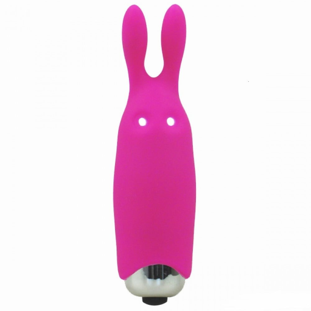 Минивибратор-пуля ,,Кролик,, Adrien Lastic силиконовый, розовый Sex Aura Киев - изображение 1