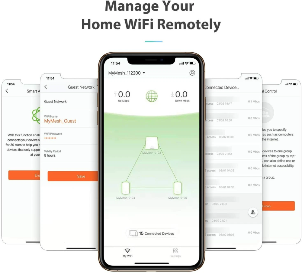 Уцінка Wi-Fi Mesh розширювач MeshForce M3 Dot (для системи M1/M3), AC1200, 1000 кв. футів Київ - фото 8