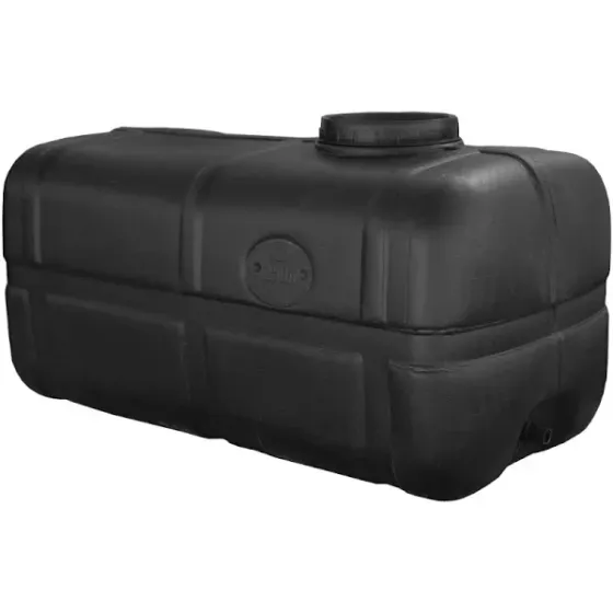 Емкость пластиковая  250 л прямоугольная черная  накопительный бак для воды в квартиру Днепр