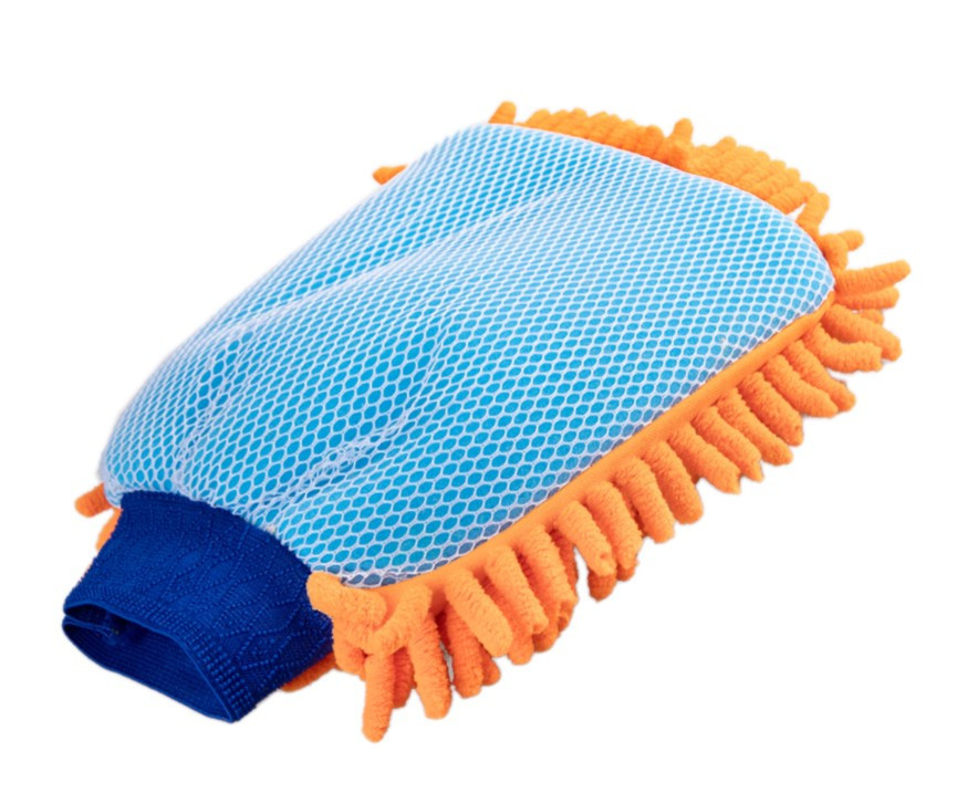 Губка-рукавиця для миття авто мікрофібра VSC-1402 25*18 cm Вінниця - фото 2