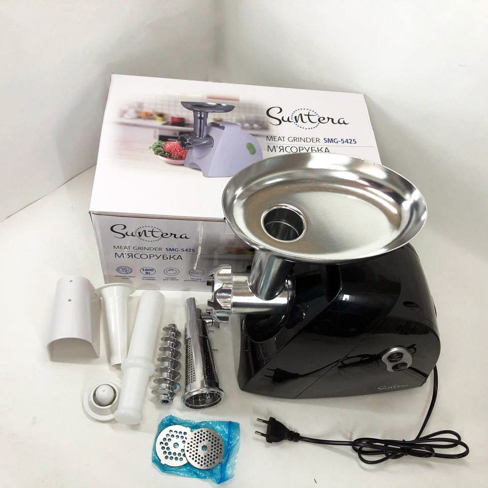 Электромясорубка 5 насадок Suntera, Мощная мясорубка многофункциональная 2 скорости MQ-15 Львов - изображение 13