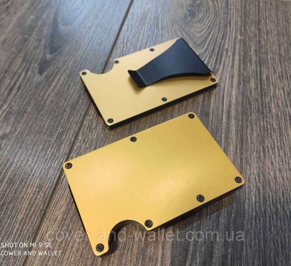 Металевий картхолдер затискач для купюр і карток Київ - фото 6