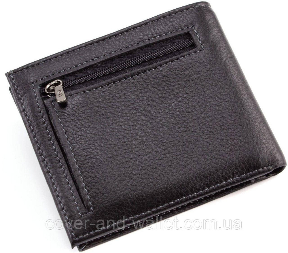 Стильний чоловічий гаманець із натуральної шкіри на магнітах Marco Coverna 237-1 Київ - фото 9