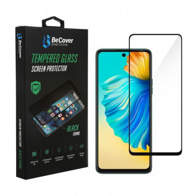 Скло захисне BeCover Tecno Camon 18 / Camon 18P / Spark 8 Pro Black (707326) Вінниця - фото 1