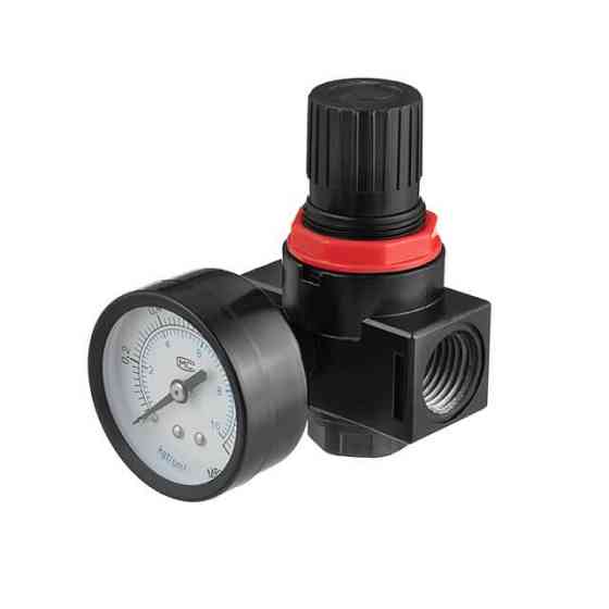 Регулятор тиску 1/2", до 8 атм, до 1800 л/хв INTERTOOL PT-1426 Київ