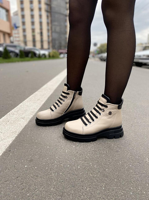 Без бренда Черевики жіночі ASTINI 2034 капучіно (зима, шкіра натуральна) (5179) 40 Коломия - фото 7