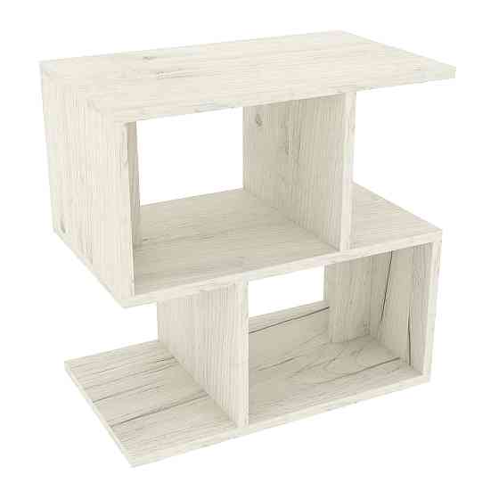 Тумба прикроватная S-1, Дуб Крафт Білий, 500/300/500 Львов