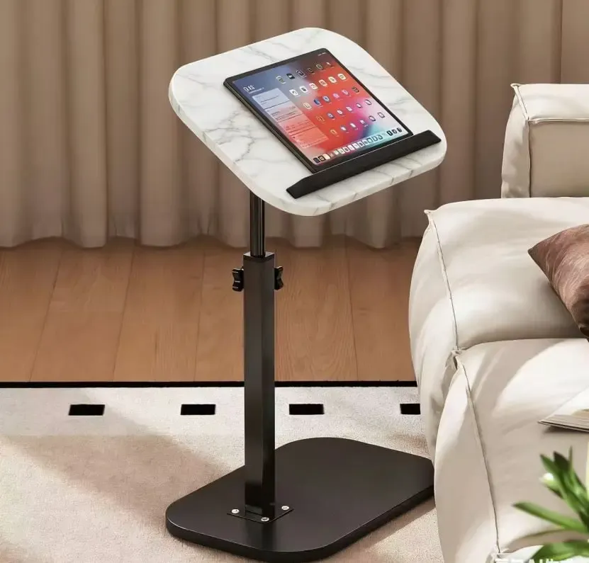 Журнальный столик с регулировкой высоты и оборотом 360° с наклоном Мрамор Коломия - фото 1