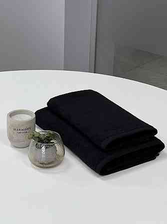 Полотенце однотонное Ideal Textile 70х140 см 400 г/м2 чорний Черновцы