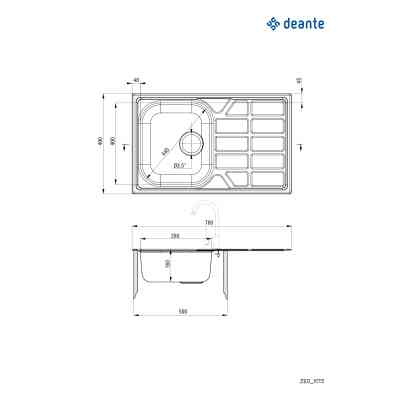 Мийка кухонна Deante Soul (ZEO 0113) Вінниця