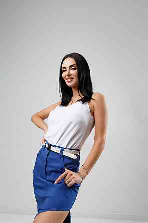 Жіноча літня блузка "Infiniti" оптом | Норма и батал Білий, 42-44 Київ